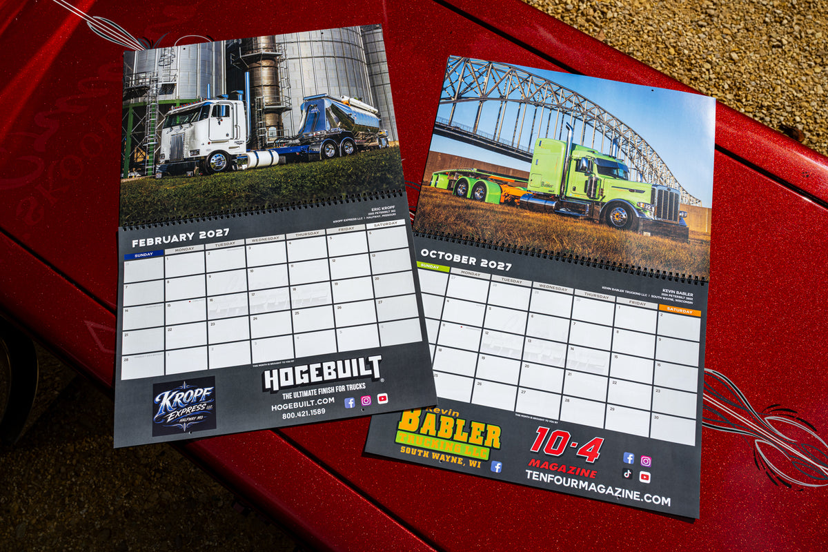 2027 Class and Chrome Big Rig Calendar